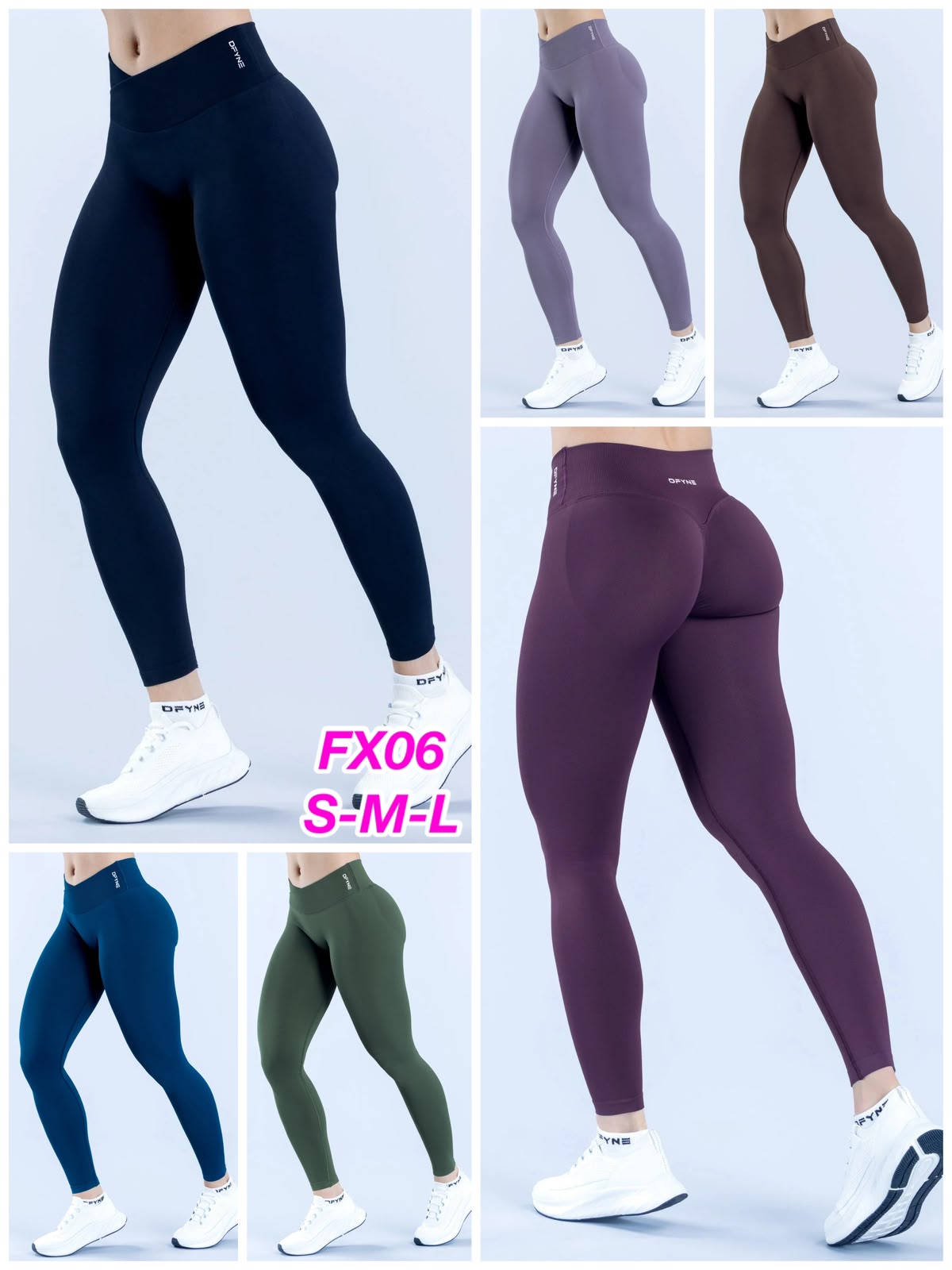 Pack 18 UN - Leggings pretina v Vision - FX06