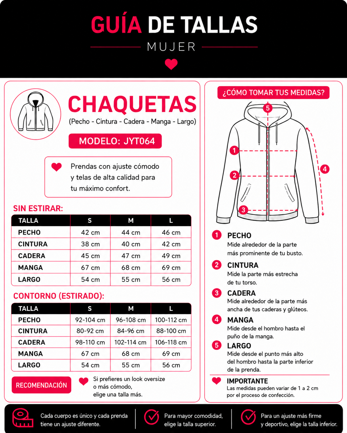 Pack 12 UN - Chaqueta con gorro y bolsillo - JYT064