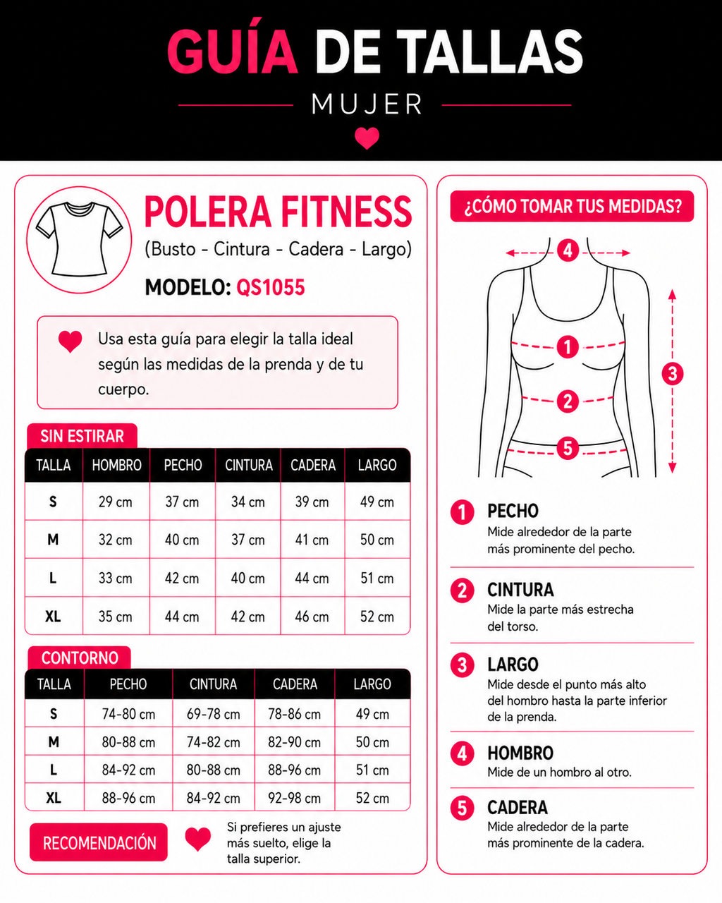 Pack 12 UN - Polera Corta Básica - QS1055